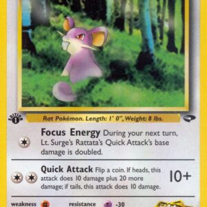 Lt. Surge’s Rattata 085/132 Unlimited Gym Challenge