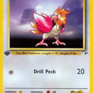 Lt. Surge’s Spearow (52) 052/132 1st Edition Gym Heroes Lt. Surge’s Spearow (52) 052/132 1st Edition Gym Heroes