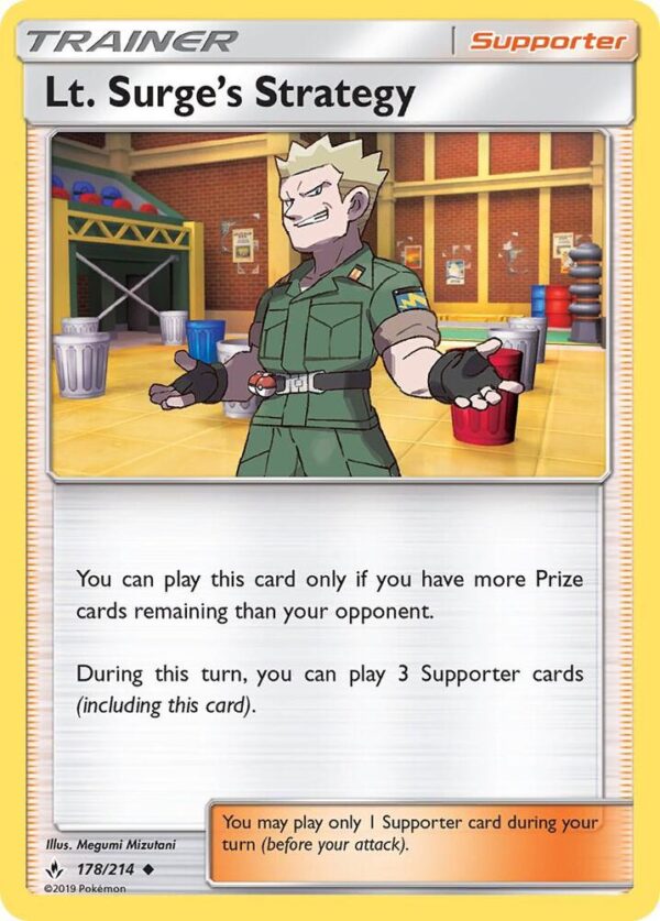 Lt. Surge’s Strategy 178/214 Normal SM – Unbroken Bonds