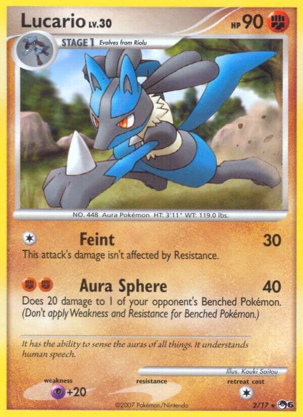 Lucario 002/017 Normal POP Series 6 Lucario 002/017 Normal POP Series 6