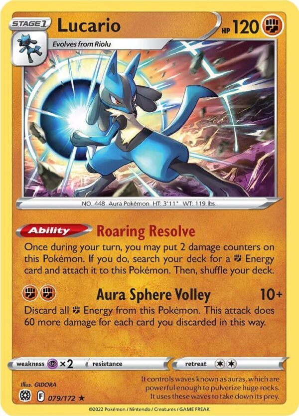 Lucario 079/172 Normal Deck Exclusives