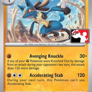 Lucario 114/198 Normal Prize Pack Series Cards
