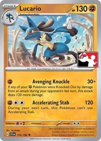 Lucario | 114/198 | Normal | Prize Pack Series Cards