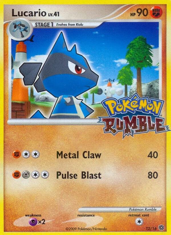 Lucario 12 Normal Rumble Lucario 12 Normal Rumble
