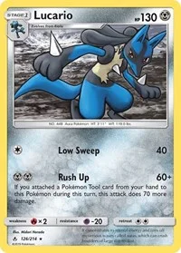 Lucario | 126/214 | Holofoil | SM - Unbroken Bonds