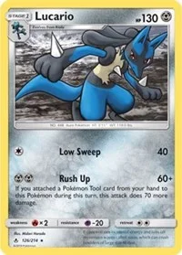 Lucario | 126/214 (SM Unbroken Bonds) | Normal | Deck Exclusives Lucario | 126/214 (SM Unbroken Bonds) | Normal | Deck Exclusives