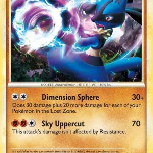 Lucario 14/95 Reverse Holofoil Call of Legends