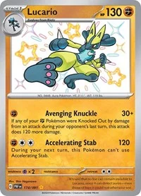 Lucario | 174/091 | Holofoil | SV: Paldean Fates