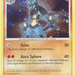 Lucario 6/130 Holofoil Diamond and Pearl