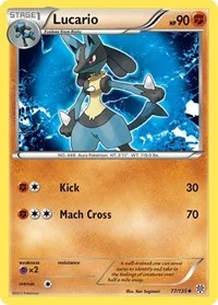 Lucario (77) | 77/135 | Reverse Holofoil | Plasma Storm Lucario (77) | 77/135 | Reverse Holofoil | Plasma Storm