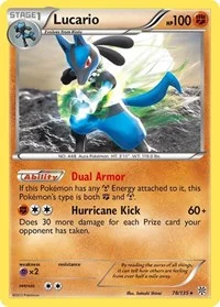 Lucario (78) | 78/135 | Reverse Holofoil | Plasma Storm Lucario (78) | 78/135 | Reverse Holofoil | Plasma Storm