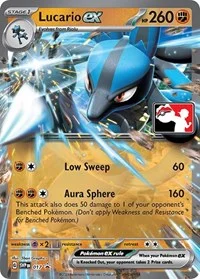 Lucario ex | 017 | Holofoil | Prize Pack Series Cards