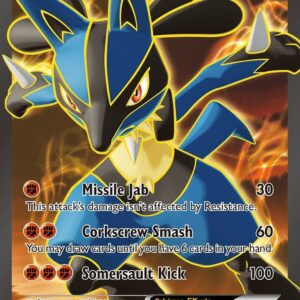 Lucario EX (107 Full Art) 107/111 Holofoil XY – Furious Fists Lucario EX (107 Full Art) 107/111 Holofoil XY – Furious Fists