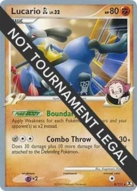 Lucario GL | 2009 (Tsubasa Nakamura) | 8/111 | Normal | World Championship Decks