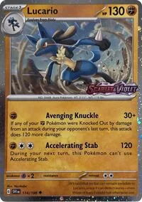 Lucario (Scarlet & Violet Stamp) | 114/198 | Holofoil | Miscellaneous Cards & Products Lucario (Scarlet & Violet Stamp) | 114/198 | Holofoil | Miscellaneous Cards & Products