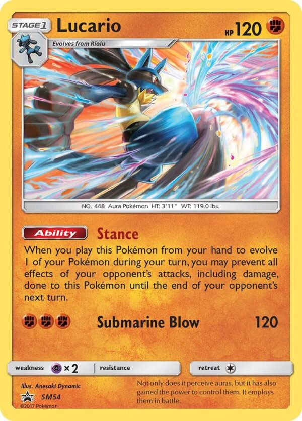 Lucario SM54 Holofoil SM Promos Lucario SM54 Holofoil SM Promos