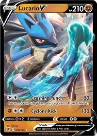 Lucario V | 078/189 | Holofoil | SWSH10: Astral Radiance