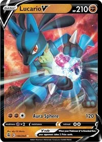 Lucario V | 146/264 | Holofoil | SWSH08: Fusion Strike