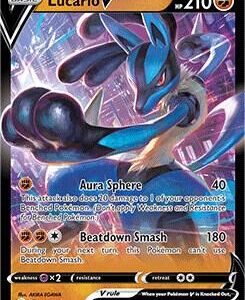 Lucario V 27/73 Holofoil Champion’s Path