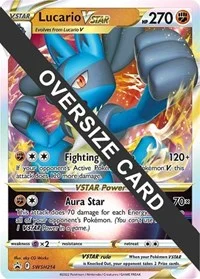 Lucario VSTAR | SWSH214 | Holofoil | Jumbo Cards