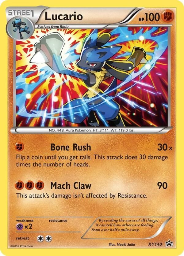 Lucario XY140 Holofoil XY Promos Lucario XY140 Holofoil XY Promos