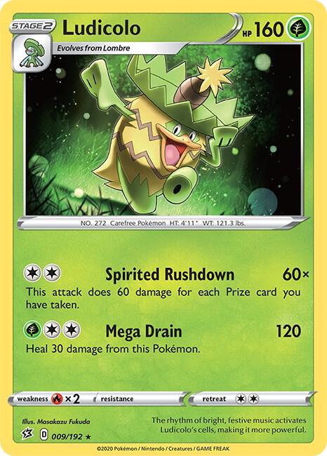 Ludicolo 009/192 Normal SWSH02: Rebel Clash Ludicolo 009/192 Normal SWSH02: Rebel Clash