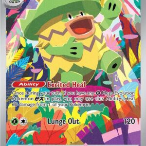 Ludicolo 095/094 Holofoil ME02: Phantasmal Flames Ludicolo 095/094 Holofoil ME02: Phantasmal Flames