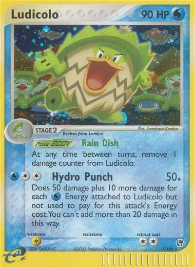 Ludicolo 7/100 Holofoil Sandstorm Ludicolo 7/100 Holofoil Sandstorm