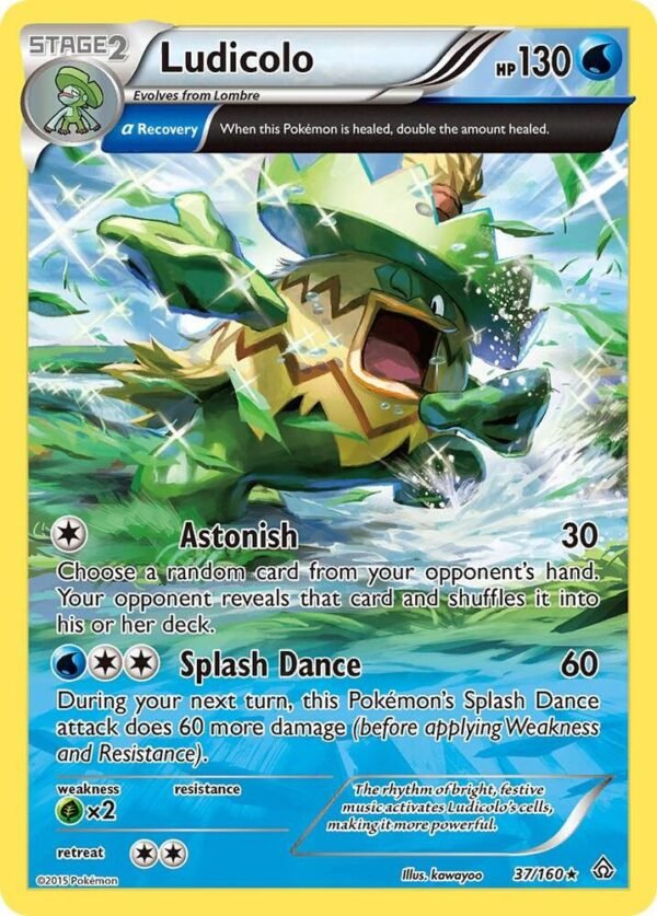 Ludicolo (Alpha) 37/160 Normal XY – Primal Clash