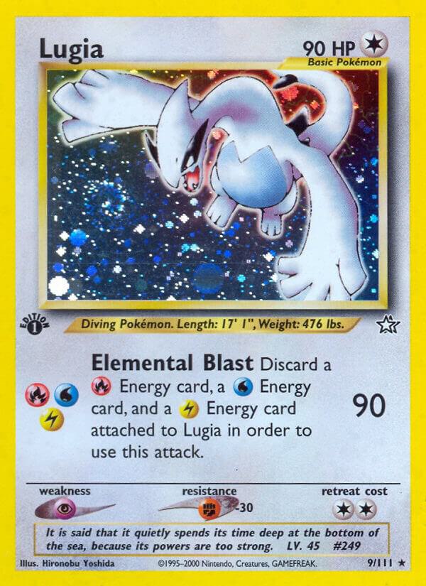 Lugia 009/111 1st Edition Holofoil Neo Genesis Lugia 009/111 1st Edition Holofoil Neo Genesis