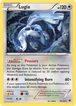 Lugia 78/124 (XY Fates Collide) 078/124 Holofoil Deck Exclusives