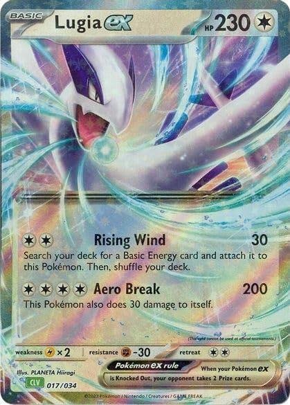 Lugia ex 017/034 Holofoil Jumbo Cards