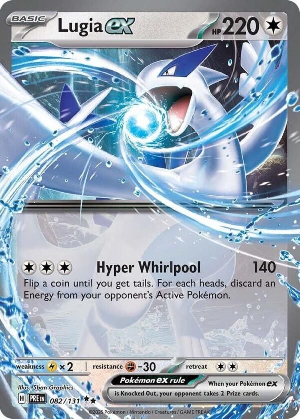 Lugia ex 082/131 Holofoil SV: Prismatic Evolutions Lugia ex 082/131 Holofoil SV: Prismatic Evolutions