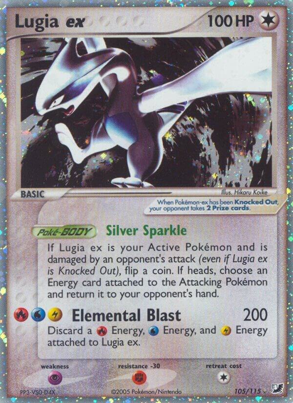 Lugia ex 105/115 Holofoil Unseen Forces Lugia ex 105/115 Holofoil Unseen Forces