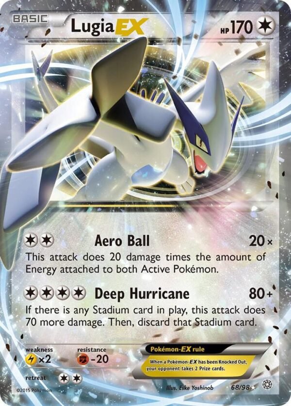 Lugia EX 68/98 Holofoil XY – Ancient Origins Lugia EX 68/98 Holofoil XY – Ancient Origins