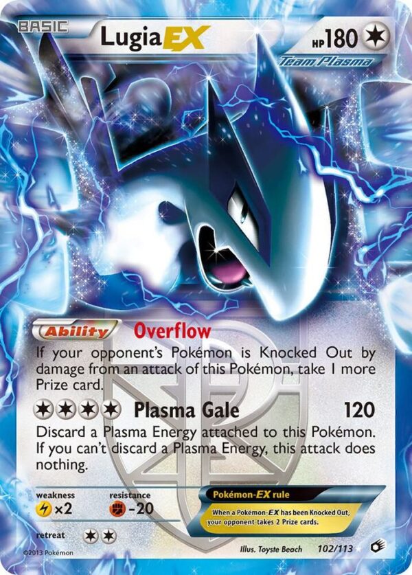 Lugia EX (Team Plasma) 102/113 Holofoil Legendary Treasures