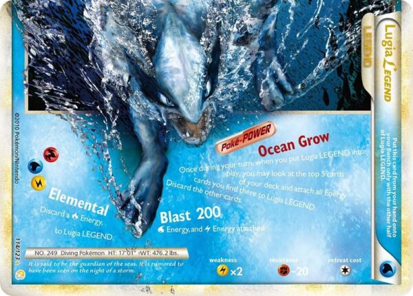 Lugia Legend (Bottom) 114/123 Holofoil HeartGold SoulSilver