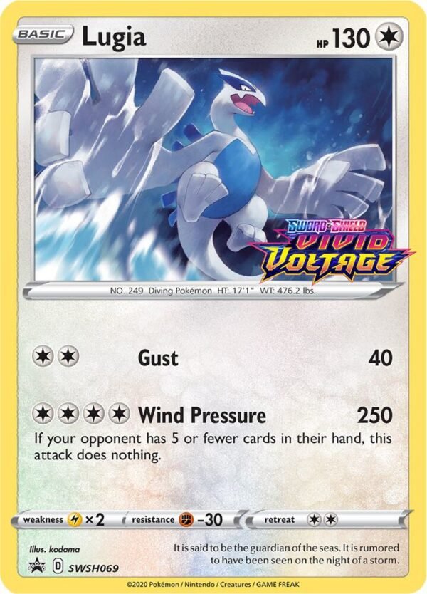 Lugia SWSH069 (Prerelease) Holofoil SWSH: Sword & Shield Promo Cards
