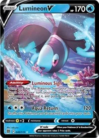 Lumineon V | 040/172 | Holofoil | SWSH09: Brilliant Stars