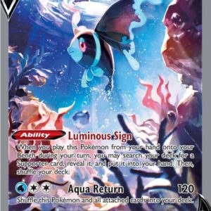 Lumineon V (Alternate Full Art) 156/172 Holofoil SWSH09: Brilliant Stars Lumineon V (Alternate Full Art) 156/172 Holofoil SWSH09: Brilliant Stars