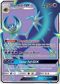 Lunala GX (Full Art) | 141/149 | Holofoil | SM Base Set