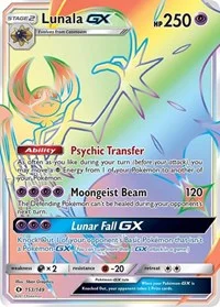 Lunala GX (Secret) | 153/149 | Holofoil | SM Base Set