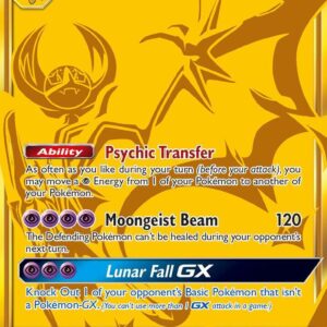 Lunala GX (Secret Rare) 172/156 Holofoil SM – Ultra Prism
