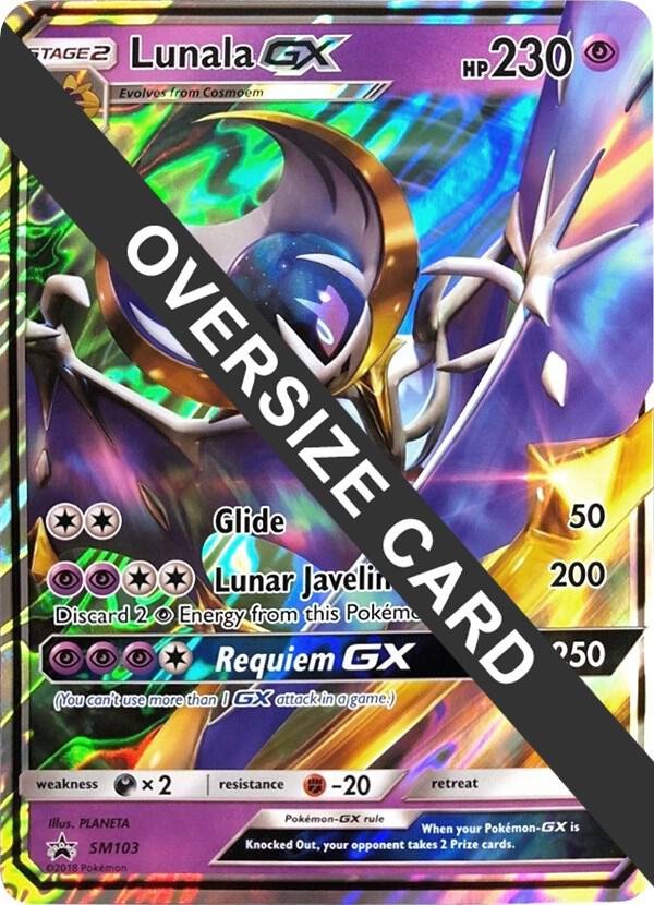 Lunala GX SM103 Holofoil Jumbo Cards