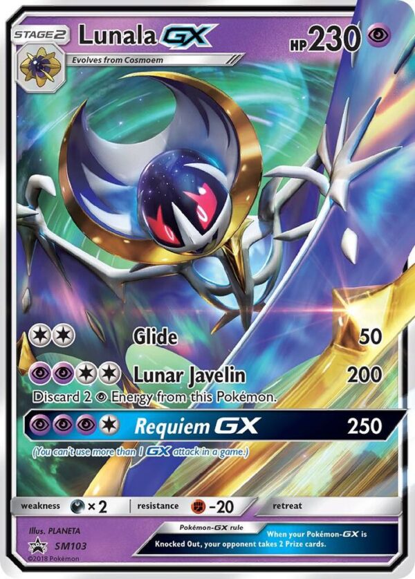 Lunala GX SM103 Holofoil SM Promos Lunala GX SM103 Holofoil SM Promos