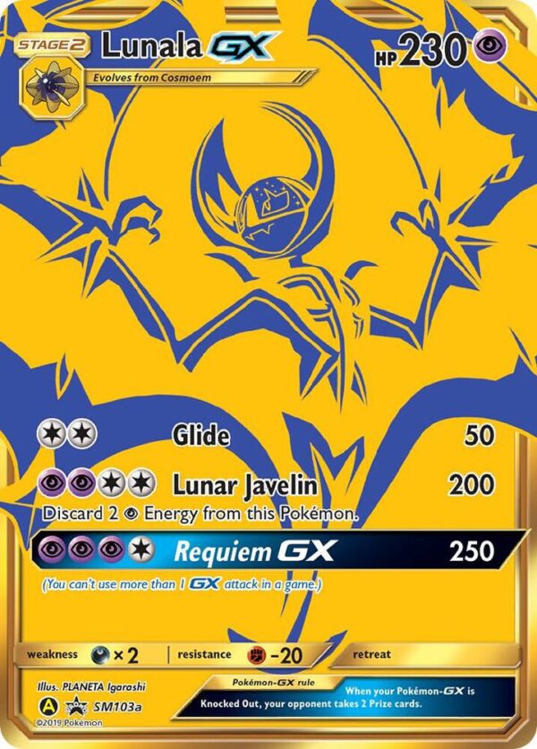 Lunala GX SM103a Holofoil SM Promos