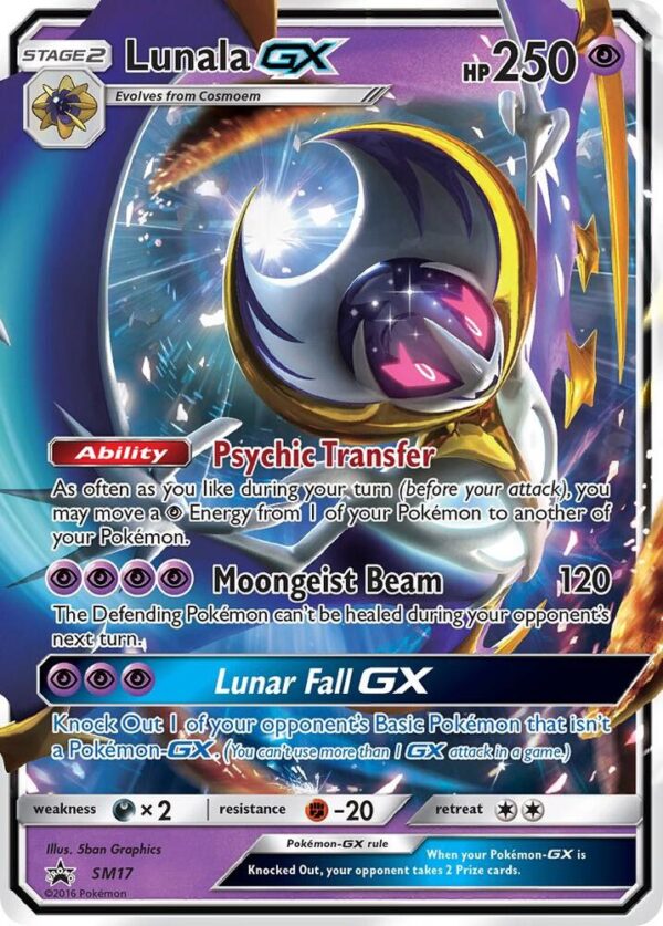 Lunala GX SM17 Holofoil SM Promos Lunala GX SM17 Holofoil SM Promos