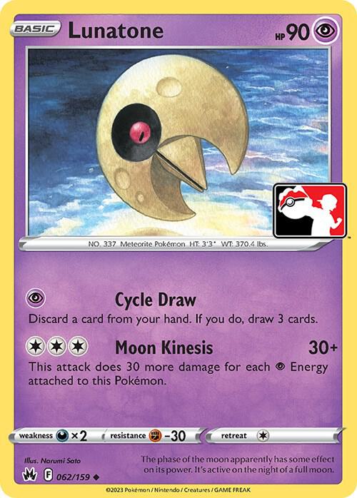 Lunatone 062/159 Normal Prize Pack Series Cards