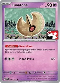 Lunatone | 092/197 | Normal | Prize Pack Series Cards
