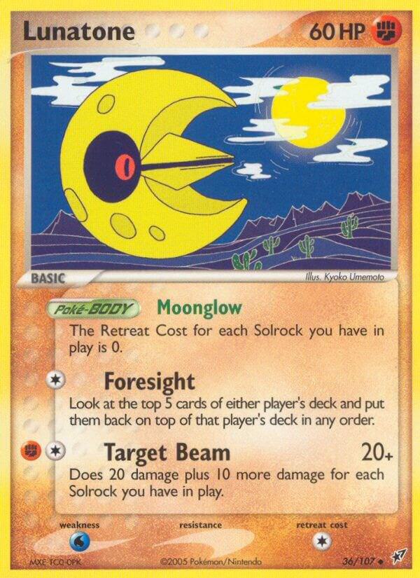 Lunatone 36/107 Reverse Holofoil Deoxys Lunatone 36/107 Reverse Holofoil Deoxys